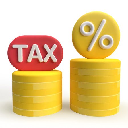 Tax  3D Icon