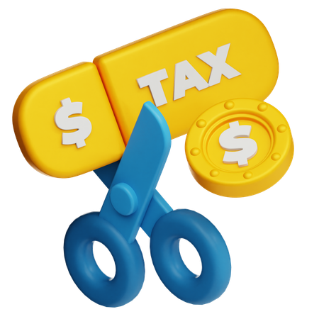 Tax  3D Icon