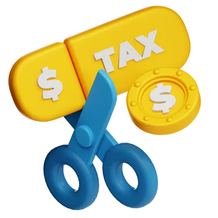 Tax  3D Icon