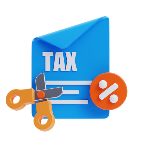 Tax  3D Icon