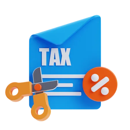 Tax  3D Icon