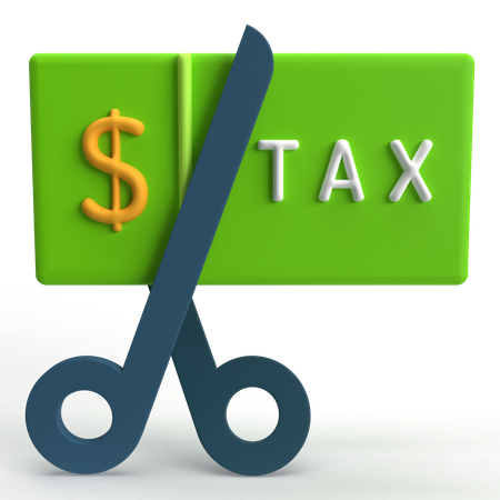 Tax  3D Icon