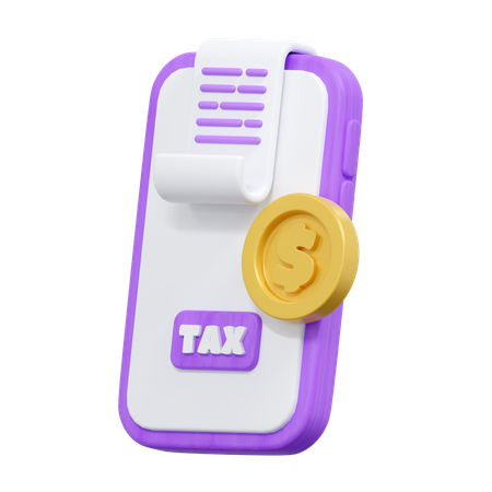 Tax  3D Icon