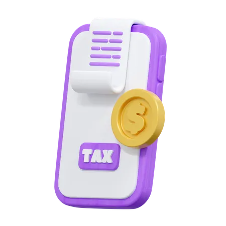 Tax  3D Icon