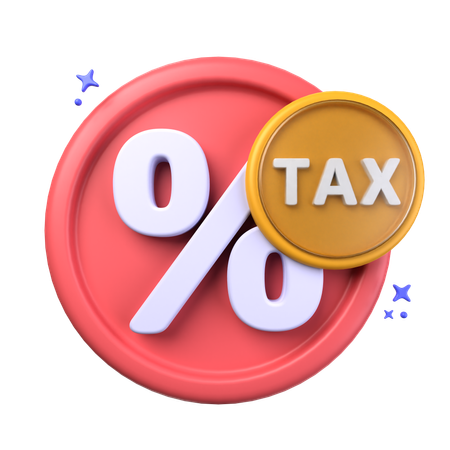 Tax  3D Icon