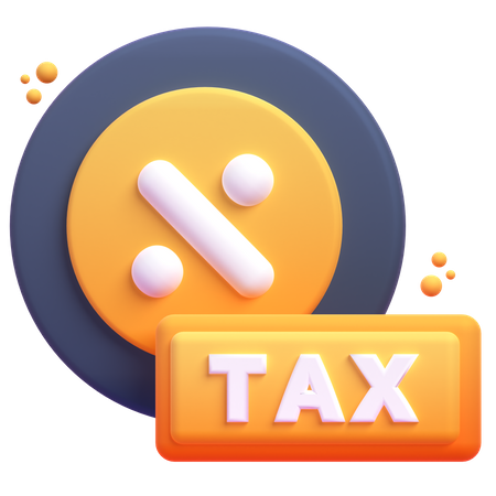 Tax  3D Icon