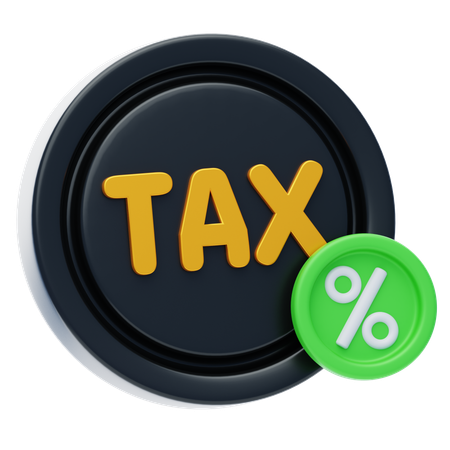 Tax  3D Icon