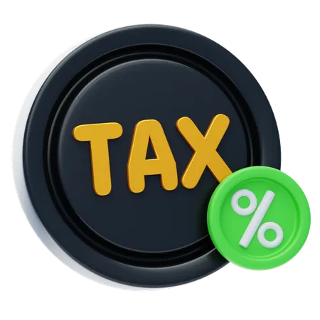 Tax  3D Icon