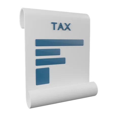 Tax  3D Illustration