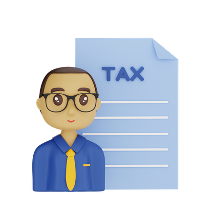 Tax Agent  3D Icon