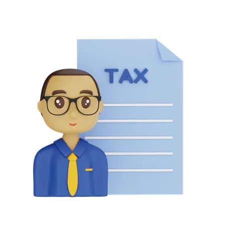 Tax Agent  3D Icon