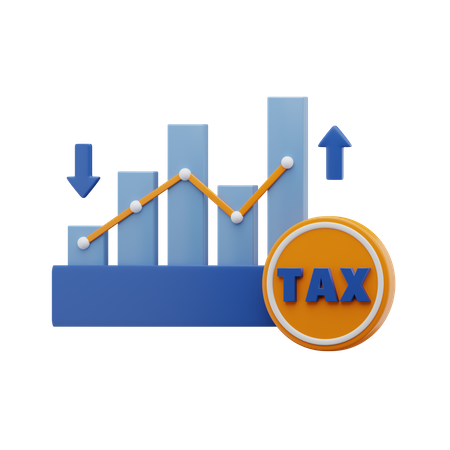 Tax Analysis  3D Icon