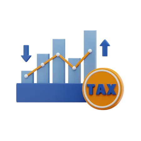 Tax Analysis  3D Icon