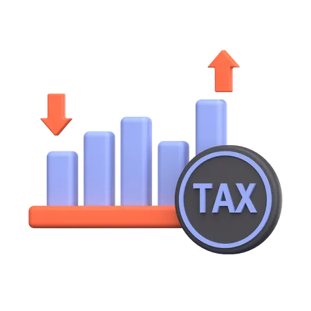 Tax Analysis  3D Icon