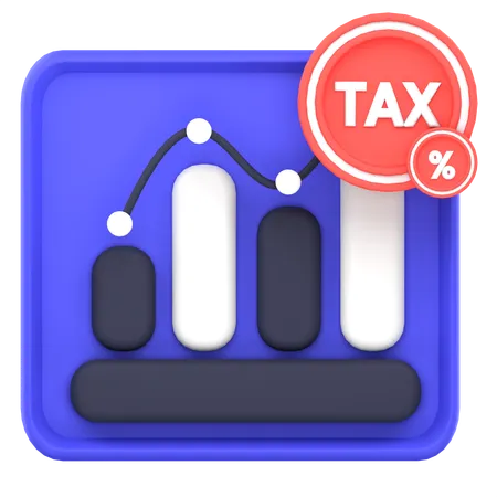 Tax Analysis  3D Icon