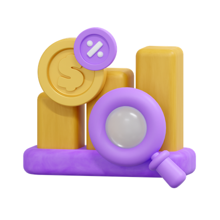 Tax Analysis  3D Icon