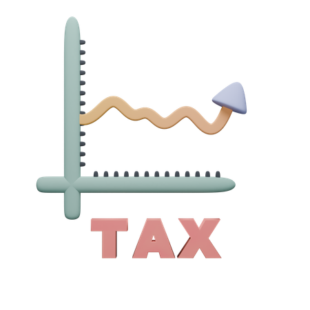 Tax Analysis Chart  3D Icon