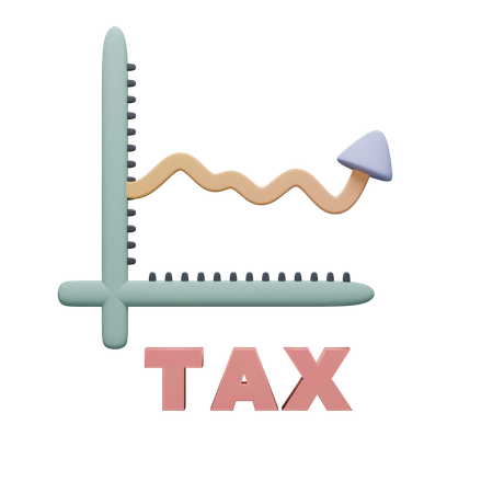 Tax Analysis Chart  3D Icon