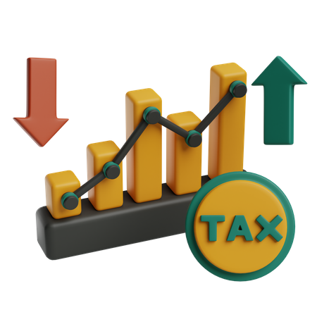 Tax Analystic  3D Icon