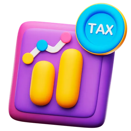 Tax Analystic 3D Icon