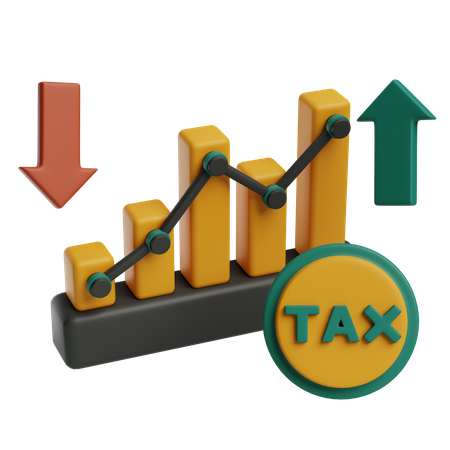 Tax Analystic  3D Icon