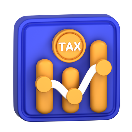 Tax Analytics  3D Icon