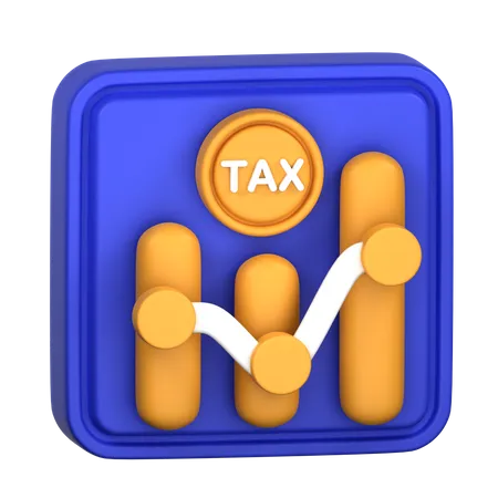 Tax Analytics  3D Icon