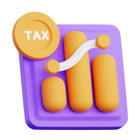 Tax Analytics  3D Illustration