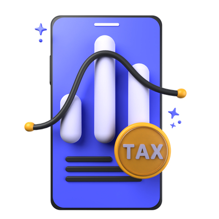 Tax Analytics  3D Icon