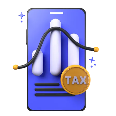 Tax Analytics  3D Icon