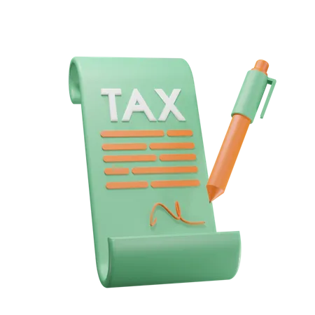 Tax Approve  3D Icon