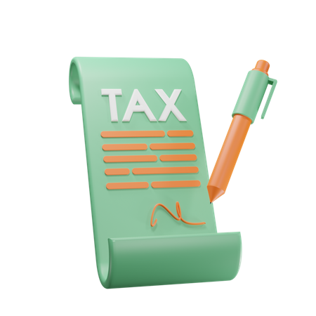 Tax Approve  3D Icon