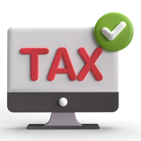 Tax Approved  3D Icon