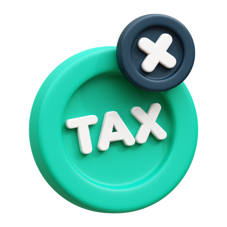 Tax Avoidance  3D Icon