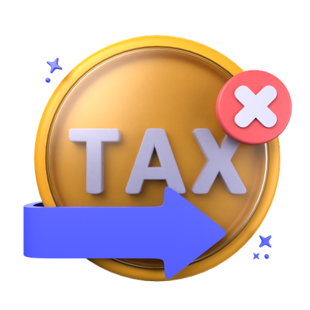 Tax Avoidance  3D Icon