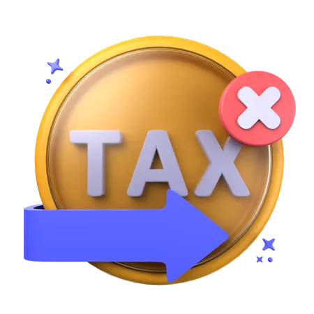 Tax Avoidance  3D Icon