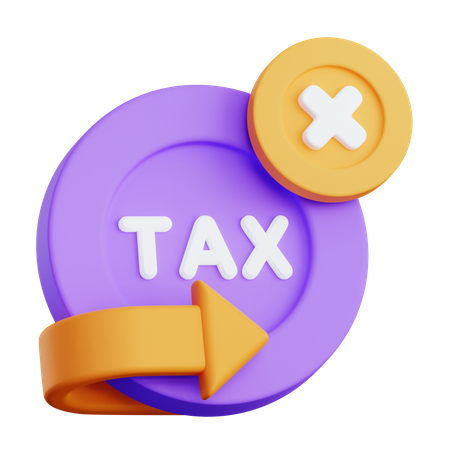 Tax Avoidance  3D Illustration