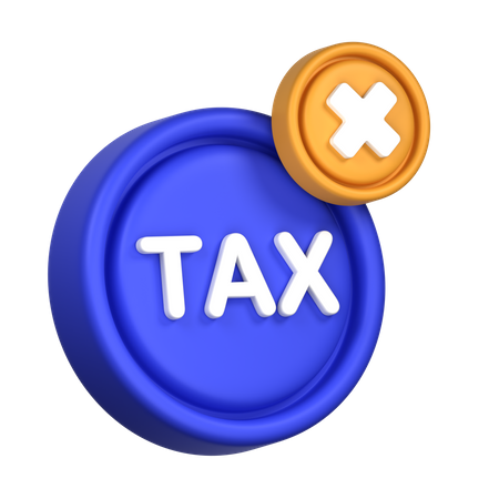 Tax Avoidance  3D Icon