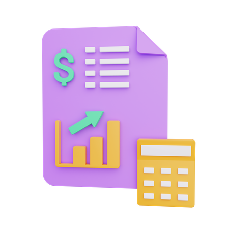 Tax Bill  3D Icon