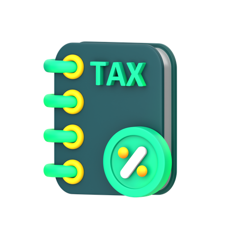 Tax book  3D Icon