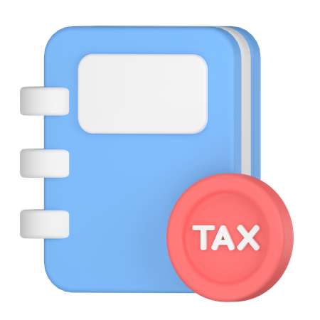 Tax book  3D Icon