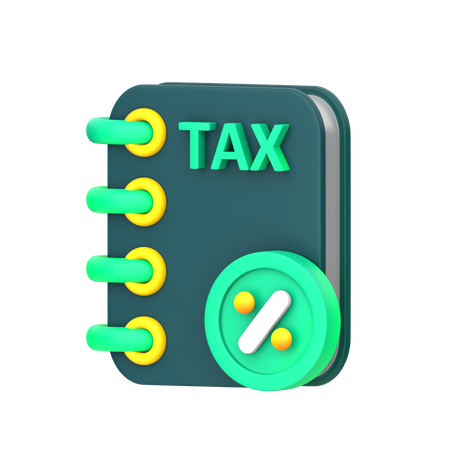 Tax book  3D Icon