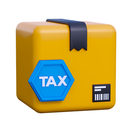 Tax Box  3D Icon