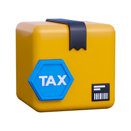 Tax Box  3D Icon
