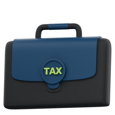 Tax Briefcase  3D Icon