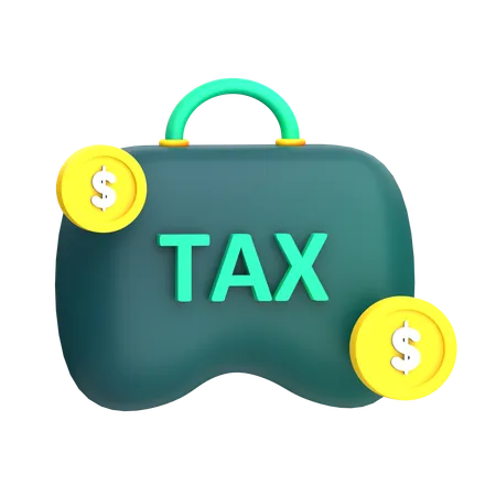 Tax Burden  3D Icon