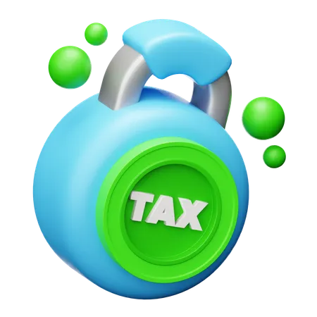 Tax Burden  3D Icon