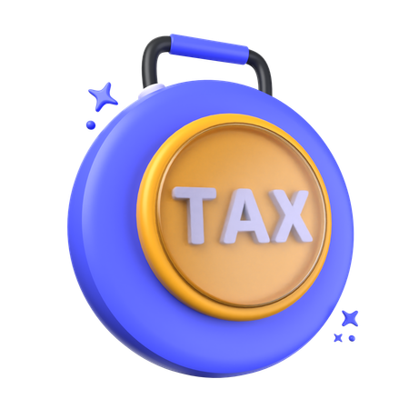 Tax Burden  3D Icon