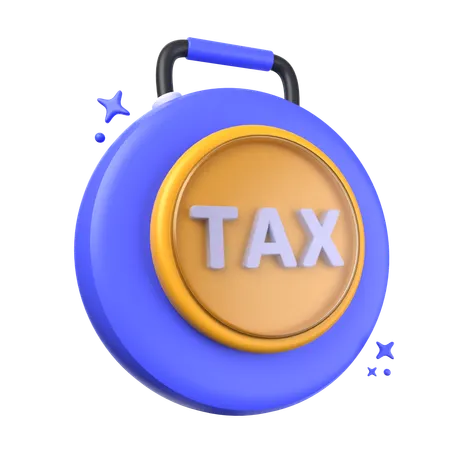 Tax Burden  3D Icon