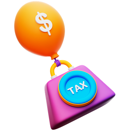 Tax Burden  3D Icon